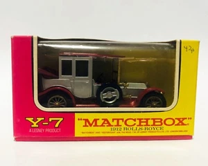 Vintage 1960s/1970s Matchbox Yesteryear Y07-3 1912 Rolls Royce 40/50 Landaulette - Picture 1 of 11