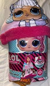 Hooded Snuggle Wrap, 29” X 55”, Choose from Yoda, Jojo or LOL - Picture 1 of 12