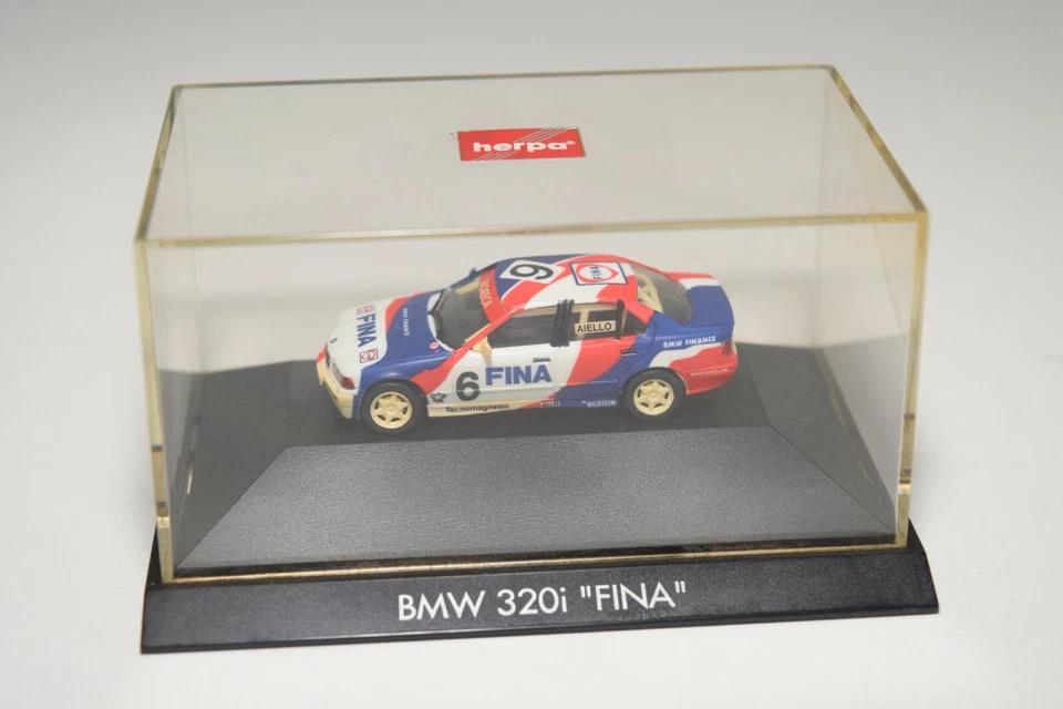 A13 1:87 HERPA BMW SERIE 3 3 SERIE E36 320i FINA #6 MIB - Immagine 1 di 1