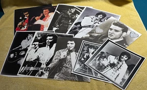 Lot of 10 Vintage ELVIS Presley Photos. B&W and Color, Some 8x10 - Rare Lot - Picture 1 of 4