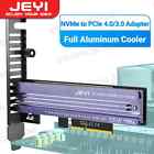 JEYI M.2 NVME to PCIe 4.0 3.0With Aluminum Heatsink,Expansion Card for Desktop