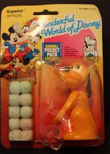 Wonderful World of Disney Gumball Packet Pack Dispenser - Pluto NRFP - Picture 1 of 5