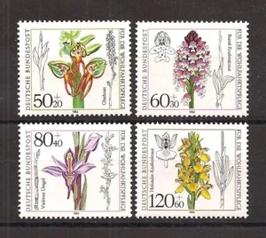 [D8420A] Estampillas benéficas de orquídeas, Alemania, 1984 MNH** - Imagen 1 de 1