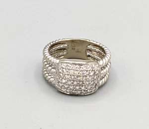 1CT Diamond Ring Band 14kt White Gold - Picture 1 of 5