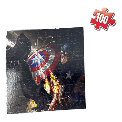 Captain America Civil War Avengers 100 Piece Jigsaw Puzzle Fun 10.3" x 9.1" - Image 1 of 4