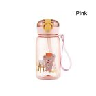 400ml Water Bottle One-click Lid Opening Children Cup Straw Cup  Kid Children