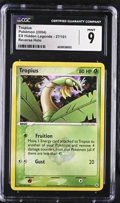 Pokemon Tropius 27/101 Reverse Holo EX Hidden Legends - CGC 9 - Image 1 of 3