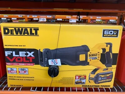 Dewalt CANADA 60V MAX Cordless Reciprocating Saw w/Battery & Charger Kit - Image 1 of 4