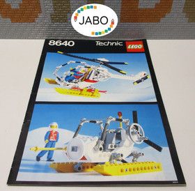 (OK O2/23) Lego Building Instructions Technic 8640 Polar Copter
