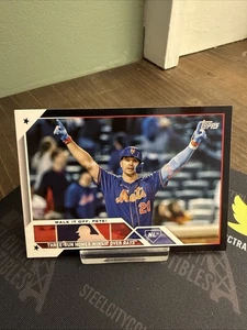 Actualización Topps 2023 - Lista de verificación destacados de la temporada Pete Alonso #US292 negro/72 - Imagen 1 de 4