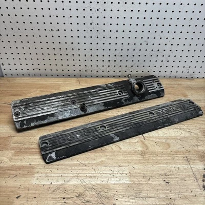 1982-1985 Toyota Celica Supra Cressida 5MGE engine cylinder head valve cover set - Image 1 of 4