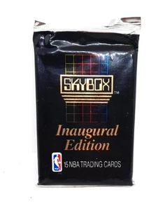 Paquete de tarjetas coleccionables SkyBox 1990 edición inaugural serie baloncesto NBA - Imagen 1 de 2