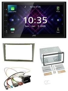JVC DAB 2DIN MP3 Bluetooth USB Autoradio für Opel Corsa D Astra H Zafira B satin - Bild 1 von 11
