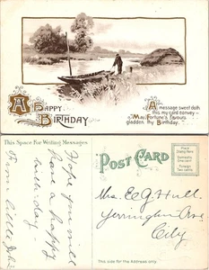 Vintage Ohio River Scene Postcard 1900s Scenic River View collectible - Imagen 1 de 1