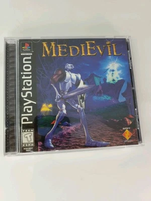 MediEvil Black Label SP1 Gothic Tale Straight From the Grave  Authentic Complete - Image 1 of 4