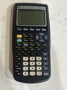 Texas Instruments TI-83 Plus Graphing Calculator Tested Working With Cover - Picture 1 of 5