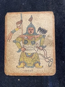 Ancient Mongolian Tibetan Buddhist Tantric   leave  Amulet Mongolia AA-7x9 - Picture 1 of 2