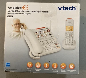 VTech CareLine SN5147 Amplified Corded Cordless Phone With Answering System - Picture 1 of 7