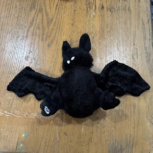 Webkinz Black Bat HM367 Ganz Plush Stuffed Animal Poseable Wings No Code Gothic - Picture 1 of 5
