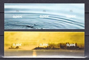 FINLAND #1301-1302 MNH SELF-ADHESIVE OF 3 WATER & ISLANDS - Picture 1 of 1