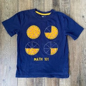 Gap Kids Math 101 Pizza Shirt - Size Youth Small EX COND! - Picture 1 of 1