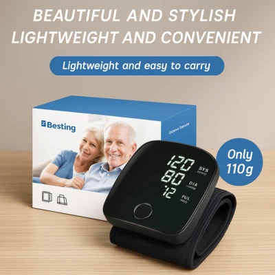Sfigmomanometro da Polso Misuratore Pressione Sanguinia Lettura Vocale Italiano