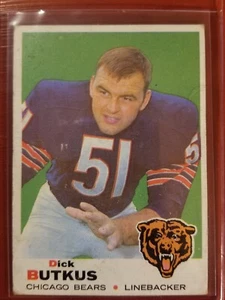Topps Football 1969 - Dick Butkus #139 - Imagen 1 de 7
