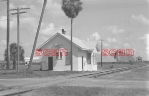 4E685 NEG/RP 1971 SEABOARD AIR LINE RAILROAD SCL STATION BREWSTER FLORIDA - Picture 1 of 1