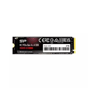 Silicon Power 2TB UD90 NVMe 4.0 Gen4 PCIe M.2 SSD R/W up to 5,000/4,800 MB/s ... - Picture 1 of 6