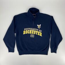  Rochester Yellow Jackets Sweater Mens Large Blue Yellow University Football 