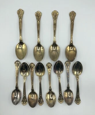 12 шт. ложек для столовых приборов Godinger Gold Electroplate Grand Master /b - Изображение 1 из 4