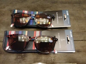 Ellen Degeneres Readers +2.25 Sunglasses with Case (2 PAIRS) FREE SHIPPING - Picture 1 of 13