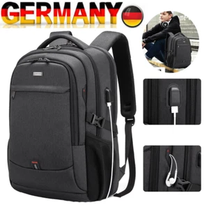Laptop Rucksack 18'' Business Rucksack Freizeit Reise Schulrucksack mit USB - Bild 1 von 11