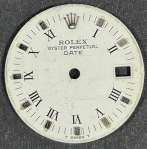 Vintage Rolex Oyster Perpertual Date Watch Dial For 26mm Case 6517 6519 6917 - Picture 1 of 10