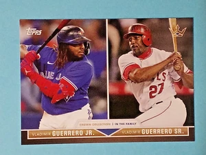 2022 Topps X Bobby Witt Jr Crown Collection Vladimir Guerrero Jr & Sr #33 - Imagen 1 de 2