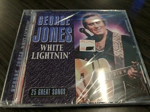 GEORGE JONES - White Lightnin'  IMPORT - 25 SONGS - Sealed CD Fast Shipping - Picture 1 of 2