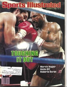 NOVEMBRE 1983 SPORT ILLUSTRATO BOXE MARVIN HAGLER DURAN NORMA NIXON STEELERS - Foto 1 di 1