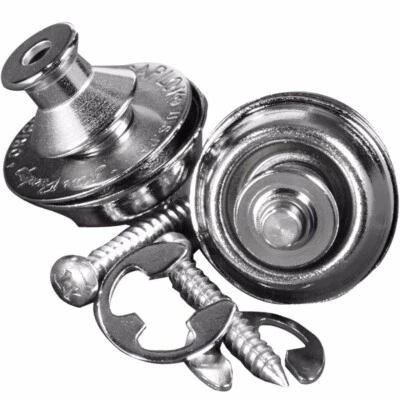 Dunlop SLS1031N Straplok design duplo sistema de retenção de trava de alça de guitarra, níquel - Imagem 1 de 4