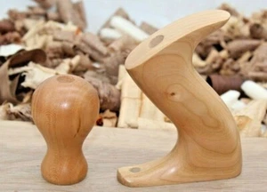 Bolso y perilla de avión Cherry Stanley hechos a mano para n.º 5, 605 en adelante con perilla alta - Imagen 1 de 1