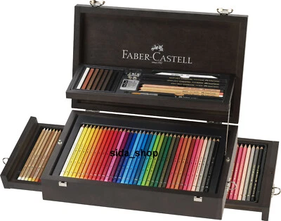 Faber Castell Art & Graphic Collection Holzkoffer Künstlerartikel 3x36 bestprice - Bild 1 von 4