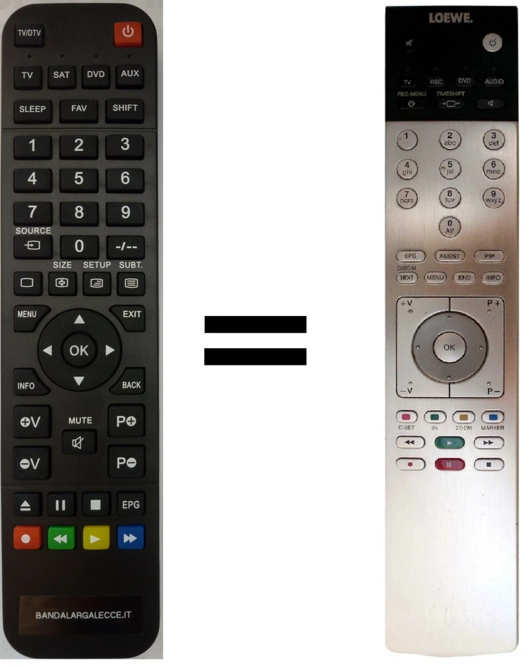 Telecomando gia' programmato per LOEWE - Immagine 1 di 1