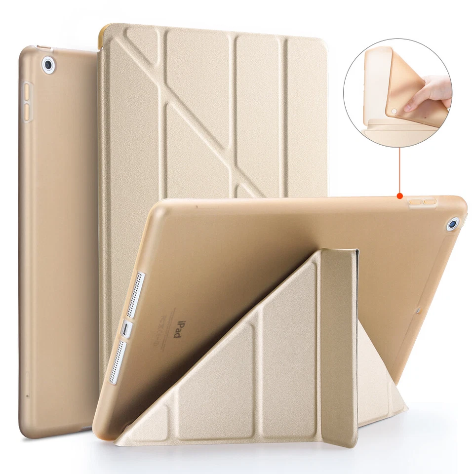 PU Leather Smart Case Stand Cover For iPad Air 4 10.9 9th 8th 7th 10.2 10.5 9.7 - Image 1 of 4