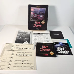 Open Box Red Baron Computer Game w/A-10 Tank Killer PC, 1994, CD-ROM WWI Dynamix - Picture 1 of 5