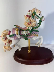 Vintage 1993 Lenox Christmas Carousel Horse LIMITED EDITION (Flaw - READ) - Picture 1 of 17