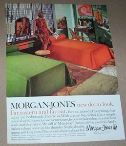 1965 print ad page - Morgan-Jones dorm girl bedspreads Springs Mills Advertising - Picture 1 of 1