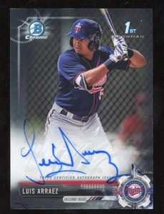 Luis Arraez 2017 Bowman Chrome Auto Rookie #CPA-LA Minnesota Twins - Picture 1 of 2
