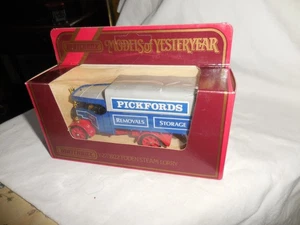 Vintage Matchbox Models of Yesteryear Y-27 Foden Steam Lorry Pickfords Blue 1 - Picture 1 of 5