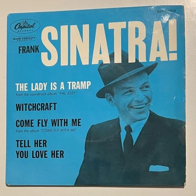 FRANK SINATRA - THE LADY IS A TRAMP 7" VINYL EP  -1958 CAPITOL EAP-1-1013 - Image 1 of 3
