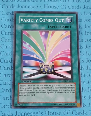 ABPF-EN046 Variety Comes Out Yu-Gi-Oh Card 1st Edition New - Image 1 of 4