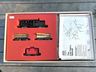 Con-Cor/Rivarossi #0007-000003 Log Train w/Sawmill Kit HO Scale Set - Image 1 of 4